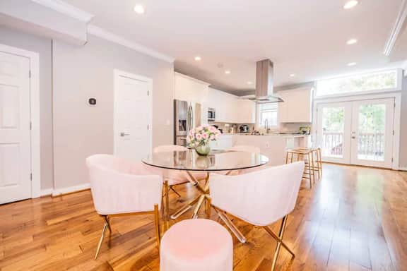 Homie 2BR w/ 1.5BA Home with Patio & Deck in NW DC - Image 5