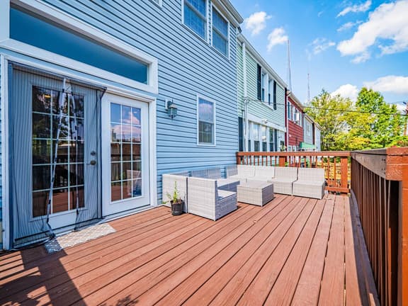 Homie 2BR w/ 1.5BA Home with Patio & Deck in NW DC
